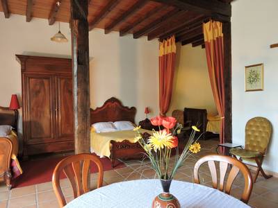 chambre d'h&ocirc;te coquelicot