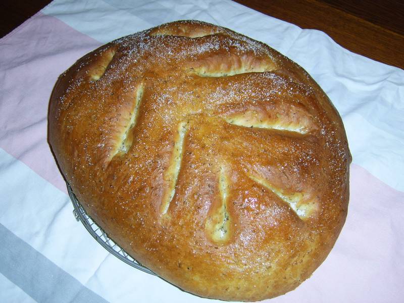 fougasse à l'anis