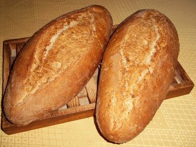 miches de pain aux céréales